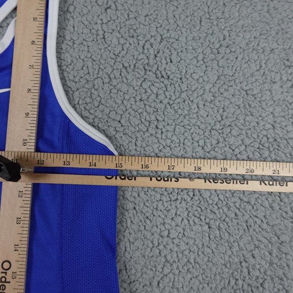 NIKE Dri Fit Tank Top Womens Small Blue Razor Back Pullover Running Tennis Golf - Picture 5 of 12